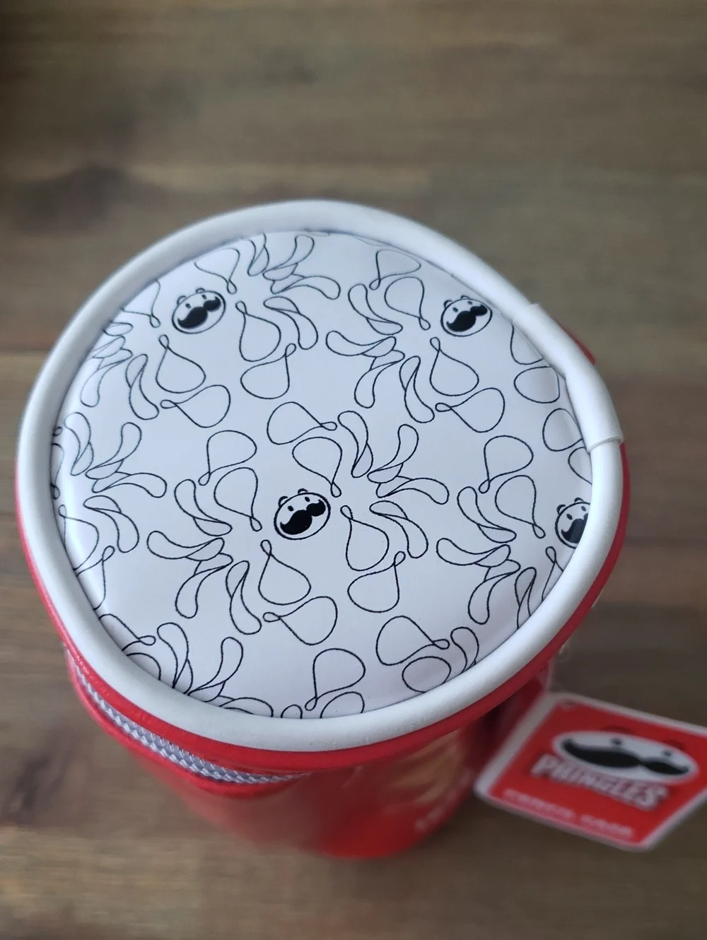 Pringle Original Red Can-Shaped Pencil Case